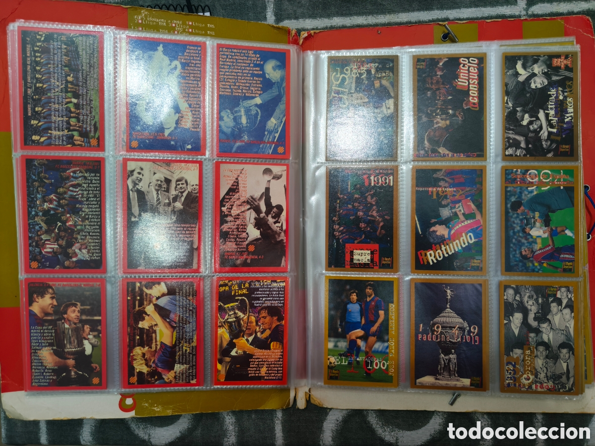 &Aacute;lbum de f&uacute;tbol completo: Colecci&oacute;n Bar&ccedil;a dOr completa - Foto 9