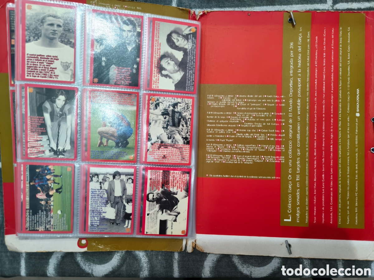 &Aacute;lbum de f&uacute;tbol completo: Colecci&oacute;n Bar&ccedil;a dOr completa - Foto 24