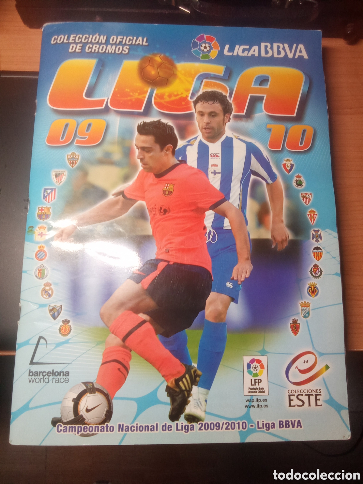 &Aacute;lbum de f&uacute;tbol completo: Album liga 09 10 muy completo 520 cromos