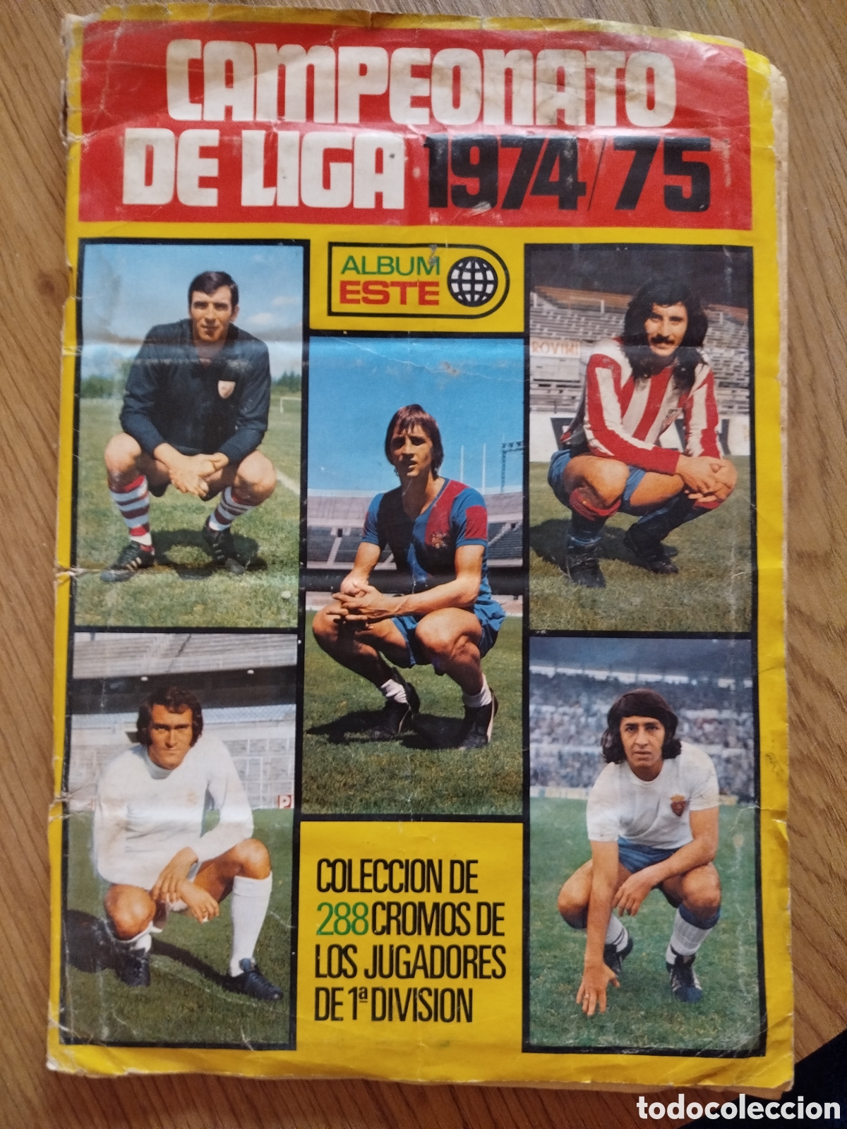 Album de football complet: Album Liga 74-75.COMPLETO.