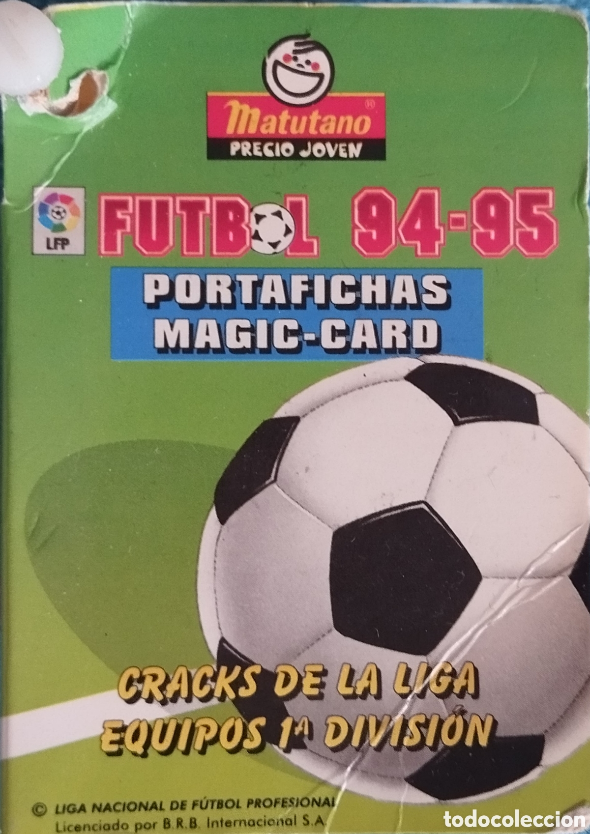 &Aacute;lbum di calcio completo: Album Magic CARDS La Liga 94-95 Matutano