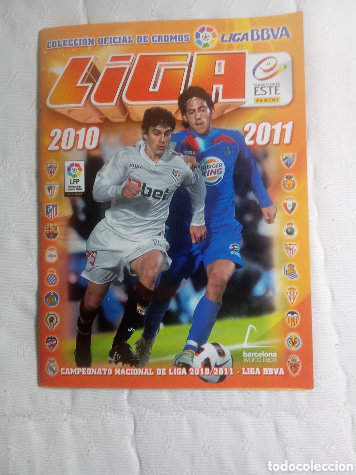 Album de football complet: Album f&uacute;tbol liga 2010/2011 571 cromos+ chicles y m.invierno