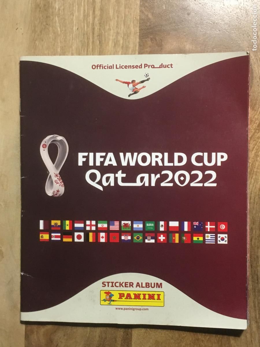 Album de football complet: qatar 2022 panini mundial futbol album de cromos completo muy buen estado