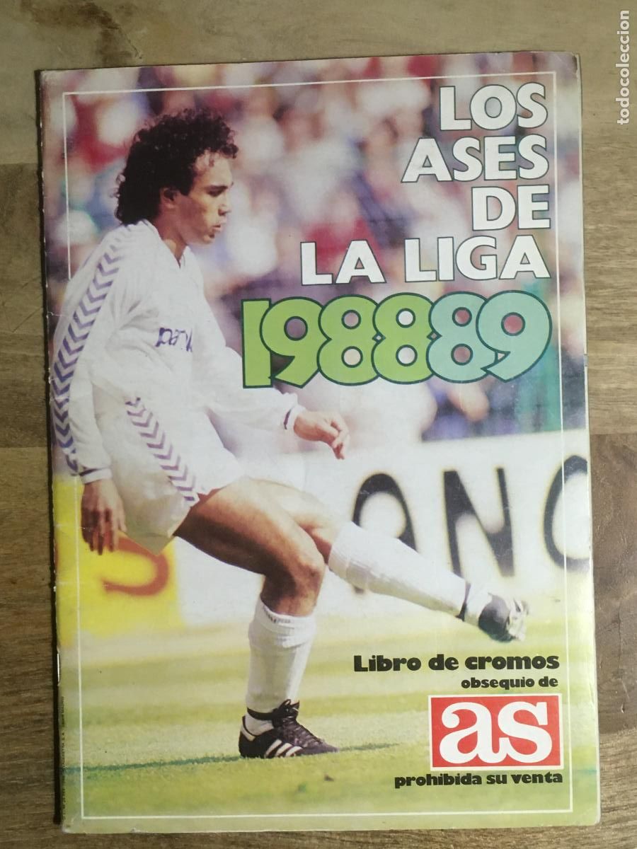 &Aacute;lbum de f&uacute;tbol completo: los ases de la liga 1988 1989 88 89 as album de cromos completo perfecto estado