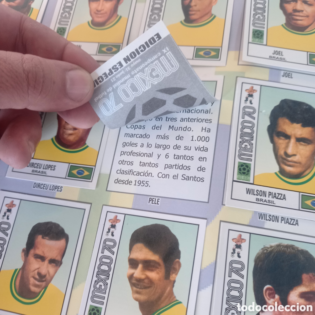 &Aacute;lbum de f&uacute;tbol completo: ALBUM MUNDIAL FUTBOL MEXICO 70 1970 COMPLETO EDICION ESPECIAL NO COMUN DIFICIL / NO ES PANINI