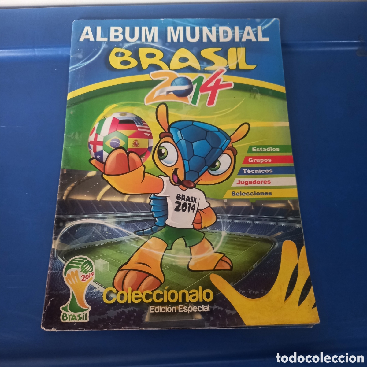 &Aacute;lbum de f&uacute;tbol completo: ALBUM FACSIMIL MUNDIAL BRASIL 2014 FUTBOL EDICION ESPECIAL FORMATO GRANDE NO COMUN