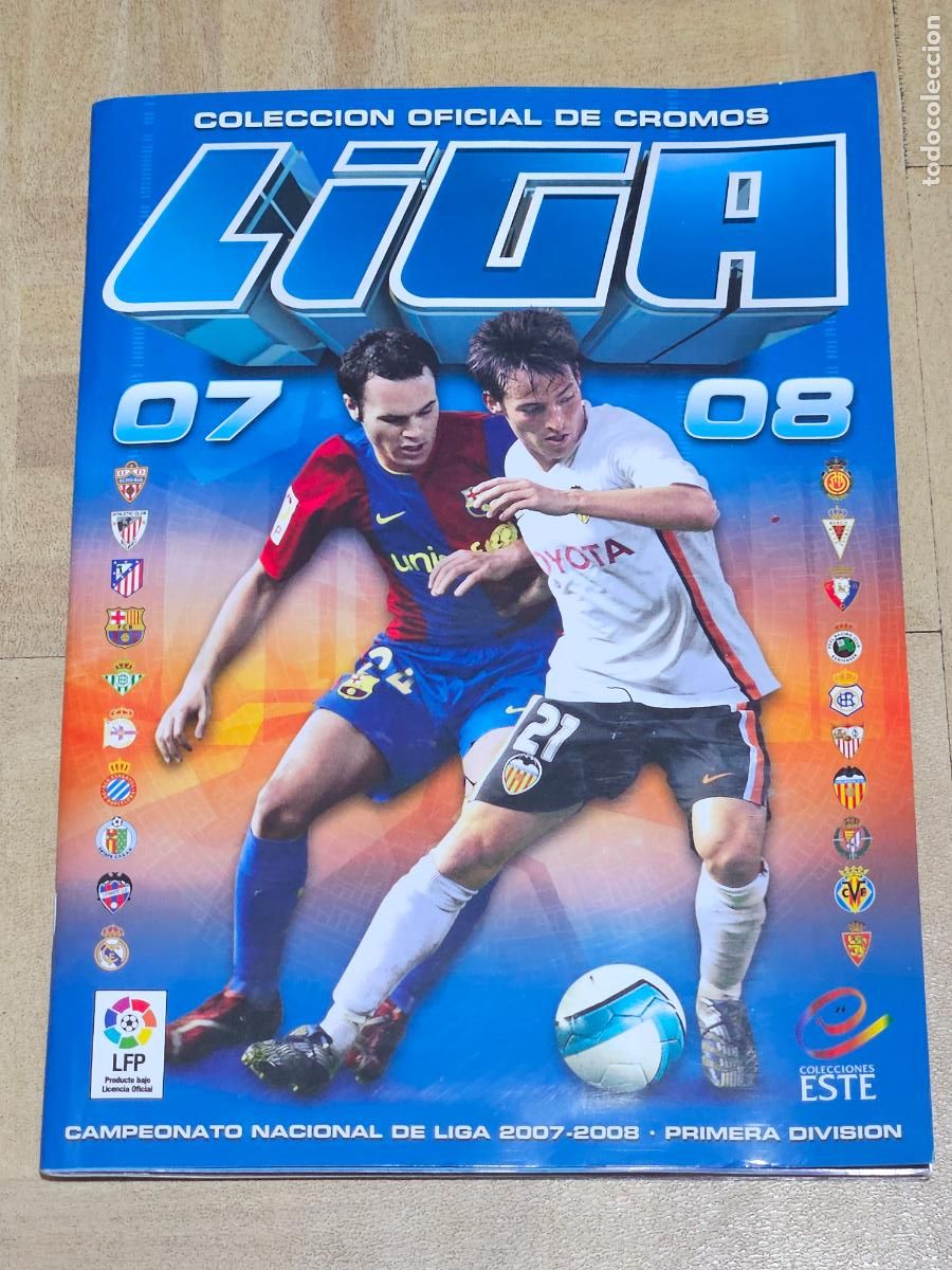&Aacute;lbum de f&uacute;tbol completo: ALBUM COMPLETO EDICIONES ESTE LIGA 07 08 2007 2008 , VER FOTOS - LEER ANUNCIO