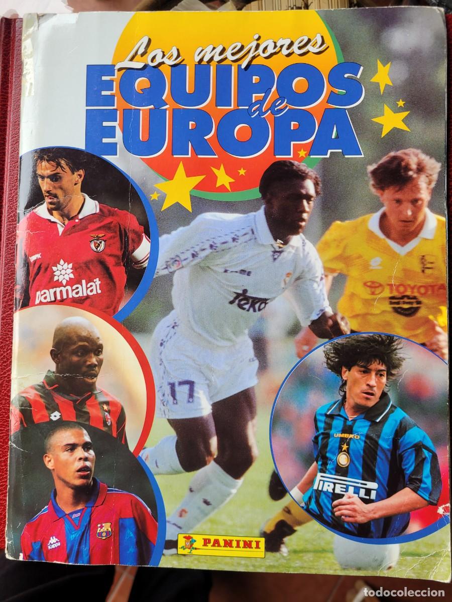 &Aacute;lbum de f&uacute;tbol completo: LOS MEJORES EQUIPOS DE EUROPA 1996-19997 96-97 PANINI COLECCI&Oacute;N COMPLETA