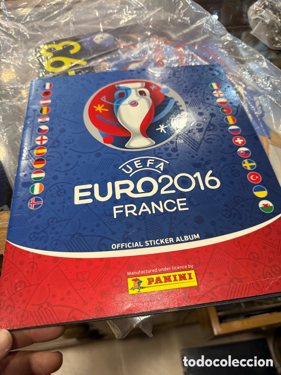 &Aacute;lbum de f&uacute;tbol completo: &Aacute;lbum Eurocopa 2016, completo a falta del n&uacute;mero 5