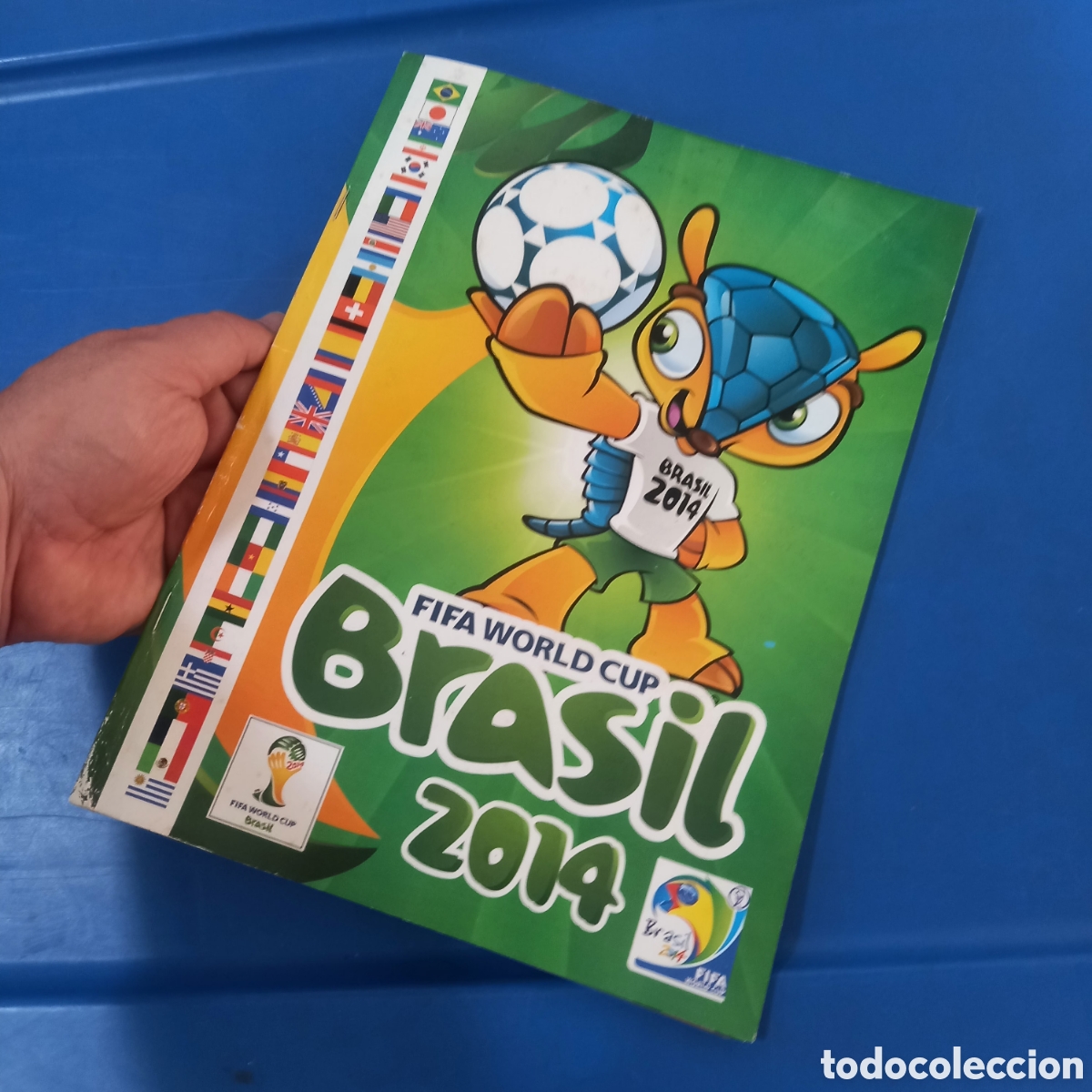 &Aacute;lbum de f&uacute;tbol completo: ALBUM FACSIMIL MUNDIAL DE FUTBOL FIFA WORLD CUP BRASIL 2014 PORTADA FULECO RARO NO COMUN