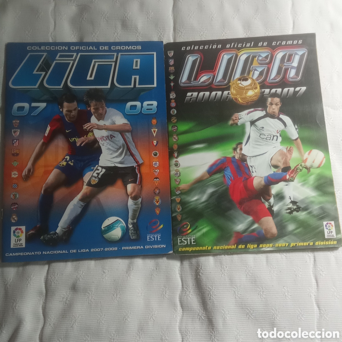 &Aacute;lbum de f&uacute;tbol completo: Albumes liga 07/08. 2006/2007. Ediciones este