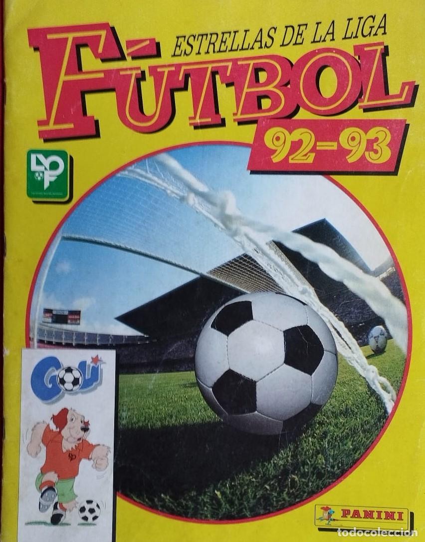 &Aacute;lbum de f&uacute;tbol completo: FUTBOL 92 93 - PANINI - COMPLETO - 218 CROMOS