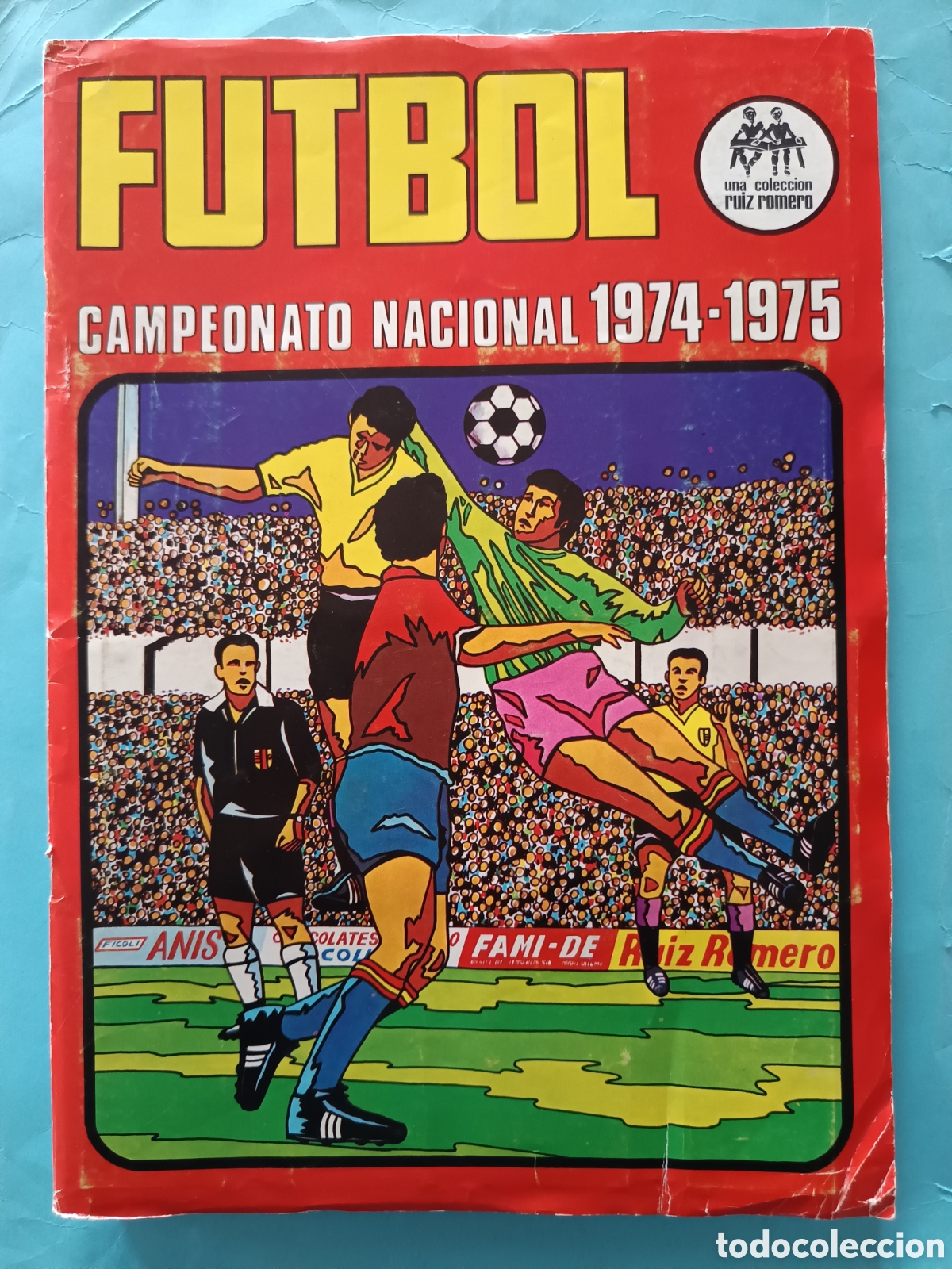 &Aacute;lbum de f&uacute;tbol completo: RUIZ ROMERO ALBUM COMPLETO LIGA 1974-75 CON 22 CROMOS DOBLES