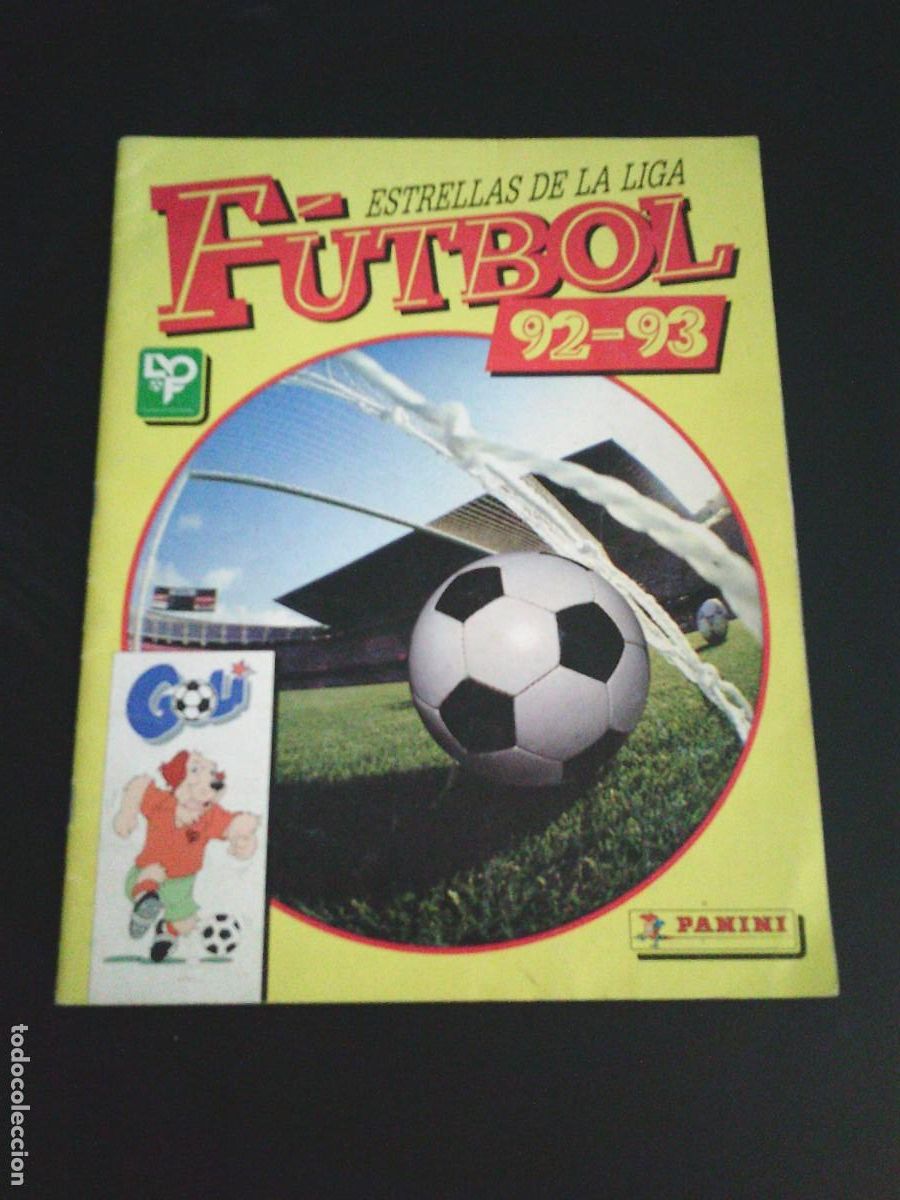 &Aacute;lbum de f&uacute;tbol completo: ESTRELLAS DE LA LIGA FUTBOL 92-93 - COMPLETO - ALBUM DE CROMOS - BUEN ESTADO - GORBAUD - CJ 169 (2)