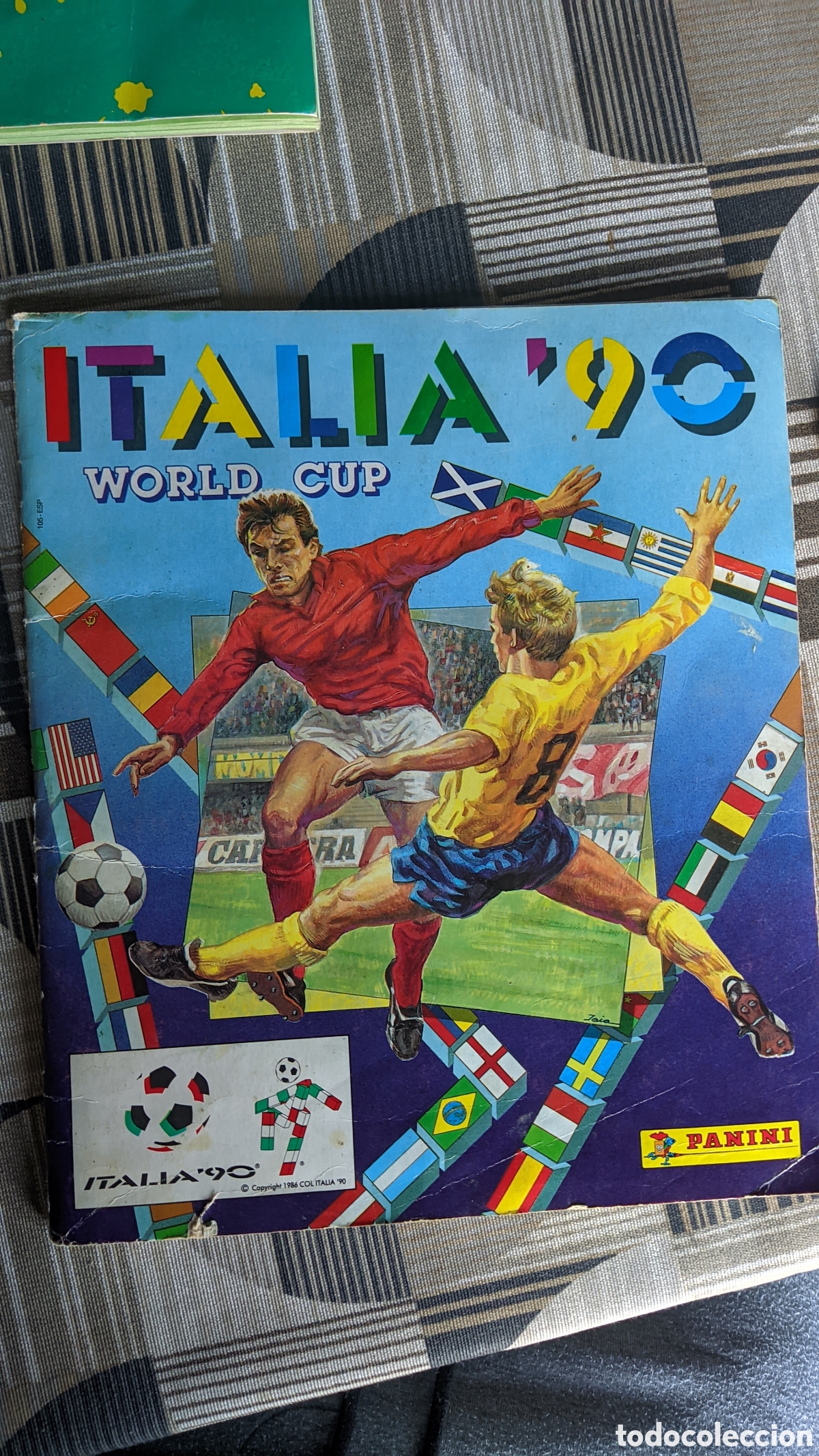 &Aacute;lbum de f&uacute;tbol completo: Album Panini Mundial Italia 90