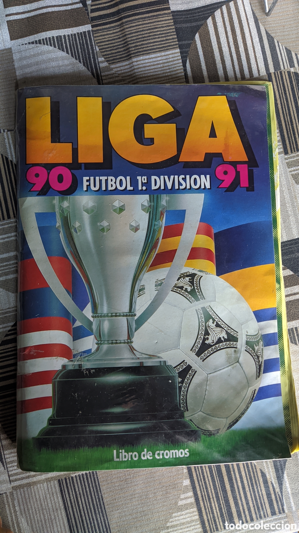&Aacute;lbum de f&uacute;tbol completo: Album F&uacute;tbol Liga 90/91
