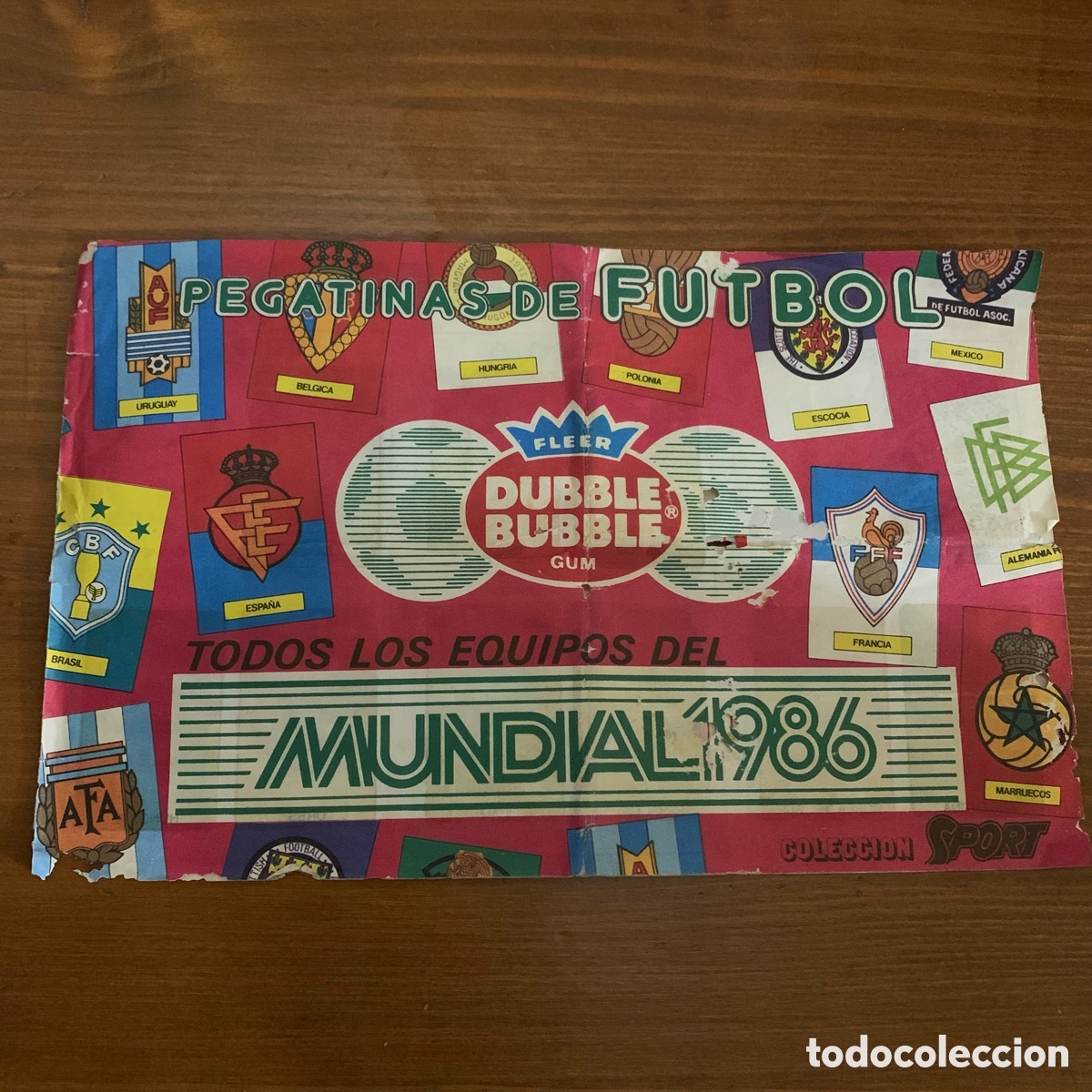 &Aacute;lbum de f&uacute;tbol completo: Album completo pegatinas de futbol dubble bubble chicle todos los equipos del mundial 1986 mexico