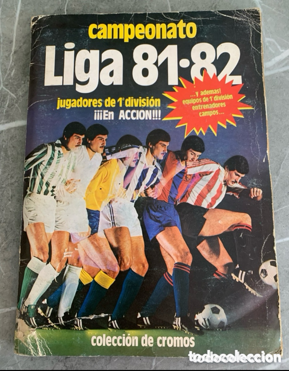 &Aacute;lbum de f&uacute;tbol completo: &Aacute;lbum liga este 81 82 con todo lo editado excepto Kustudic y Albaladejo versi&oacute;n dif&iacute;cil