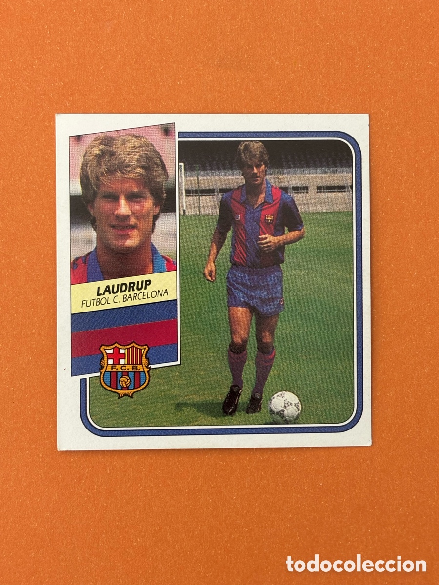 Vollst&auml;ndige Fu&szlig;ballsammelalben: ESTE 89 90 LAUDRUP FICHAJE 18 DIFICIL EN EL FC BARCELONA NUEVO SIN PEGAR ESTE 1989 1990