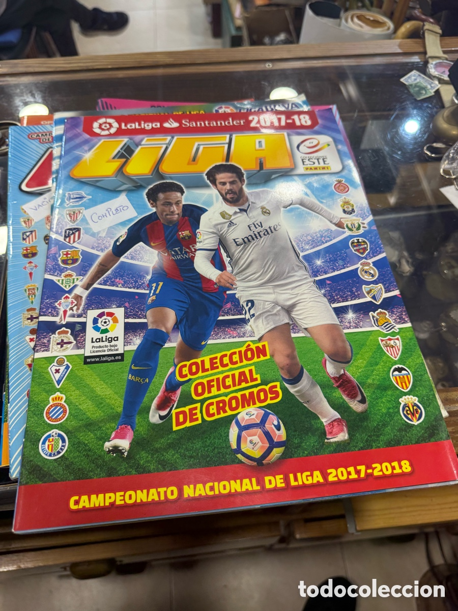 &Aacute;lbum de f&uacute;tbol completo: &Aacute;lbum de cromos temp 2017/18, completo