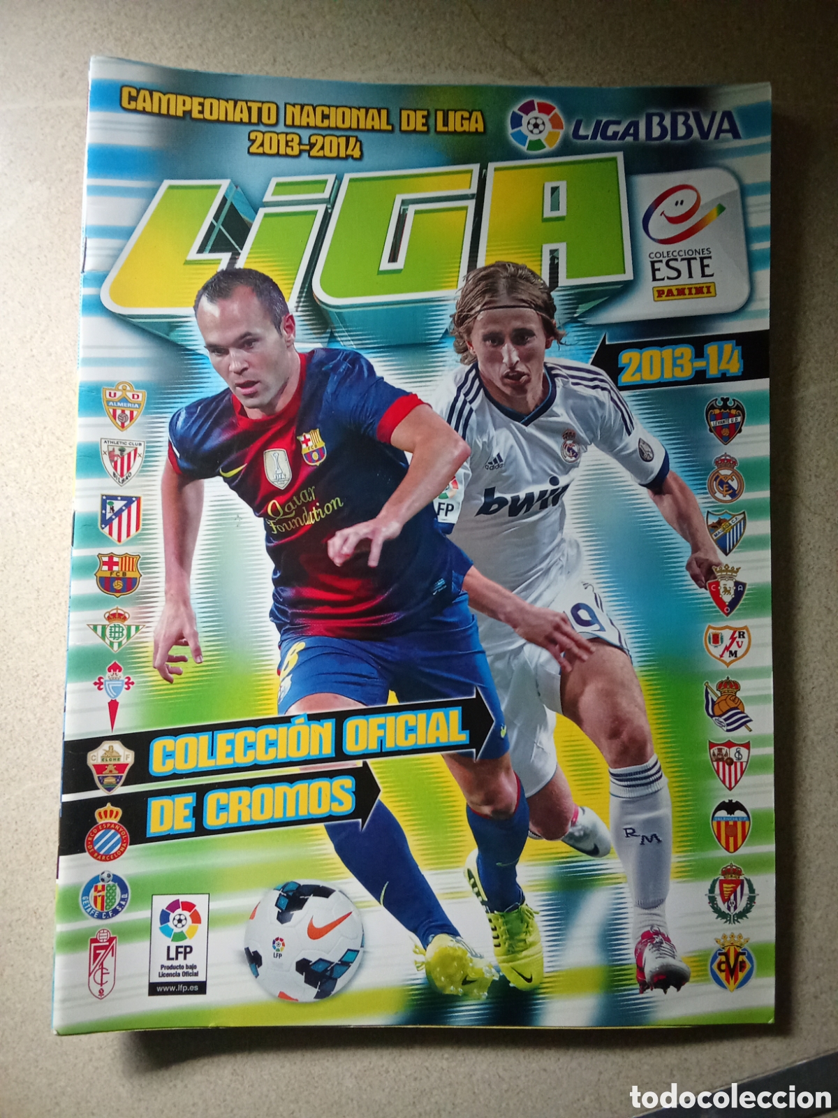 &Aacute;lbum de f&uacute;tbol completo: ALBUM DE CROMOS LIGA ESTE 2013 2014 COMPLETO