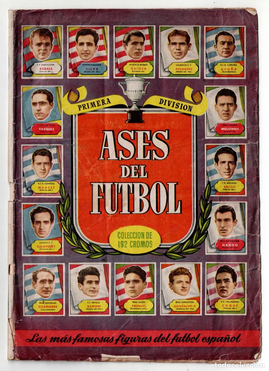 &Aacute;lbum de f&uacute;tbol completo: 1952-53 Ases del futbol, Bruguera