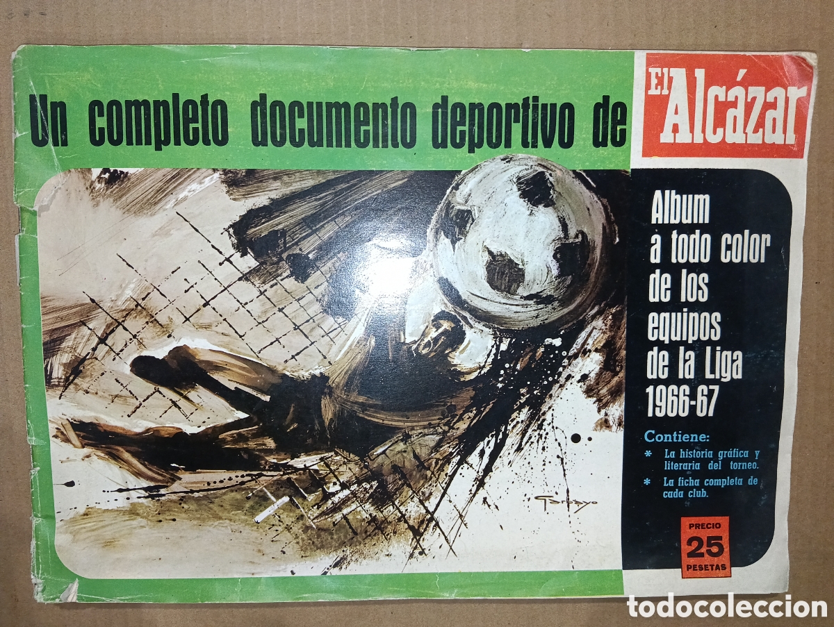 &Aacute;lbum de f&uacute;tbol completo: &Aacute;LBUM COMPLETO 1966 67 EL ALC&Aacute;ZAR