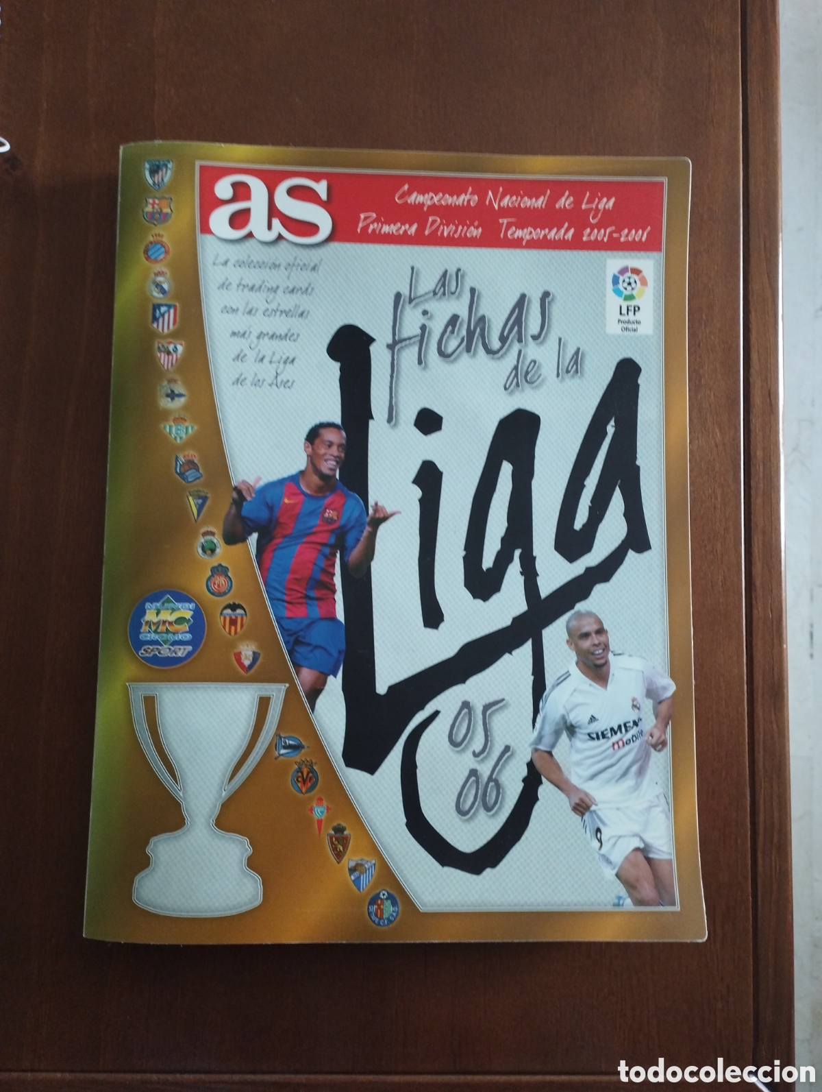 &Aacute;lbum de f&uacute;tbol completo: Album campeonato nacional de Liga temporada 2005 2006 AS