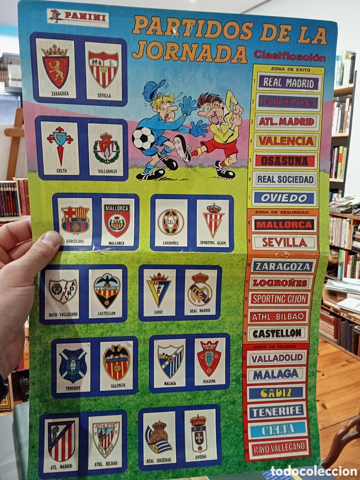 &Aacute;lbum de f&uacute;tbol completo: Partidos de la jornada 1989-90 Panini