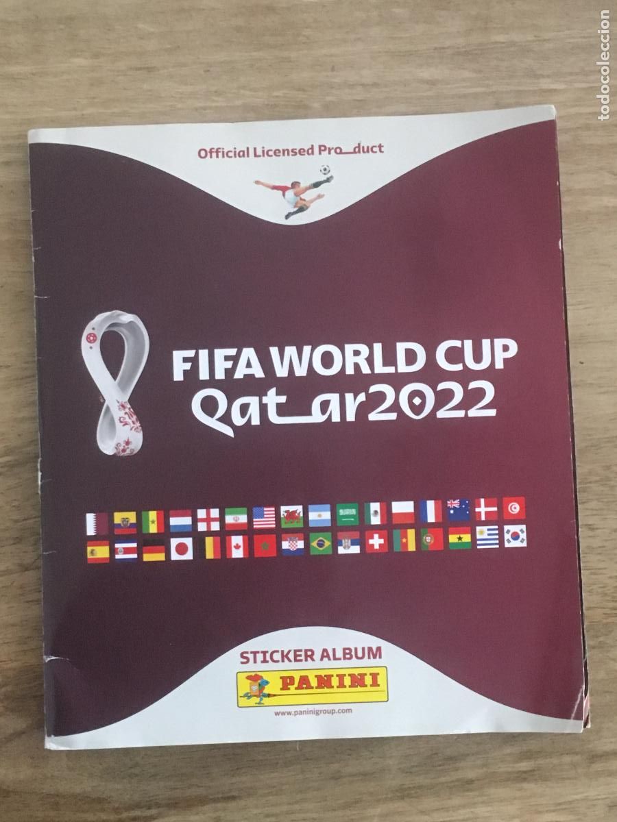 &Aacute;lbum de f&uacute;tbol completo: qatar 2022 panini mundial futbol album de cromos completo muy buen estado