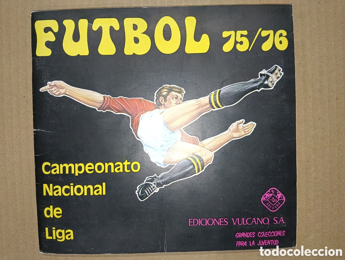 &Aacute;lbum de f&uacute;tbol completo: &Aacute;LBUM COMPLETO 75 76 VULCANO