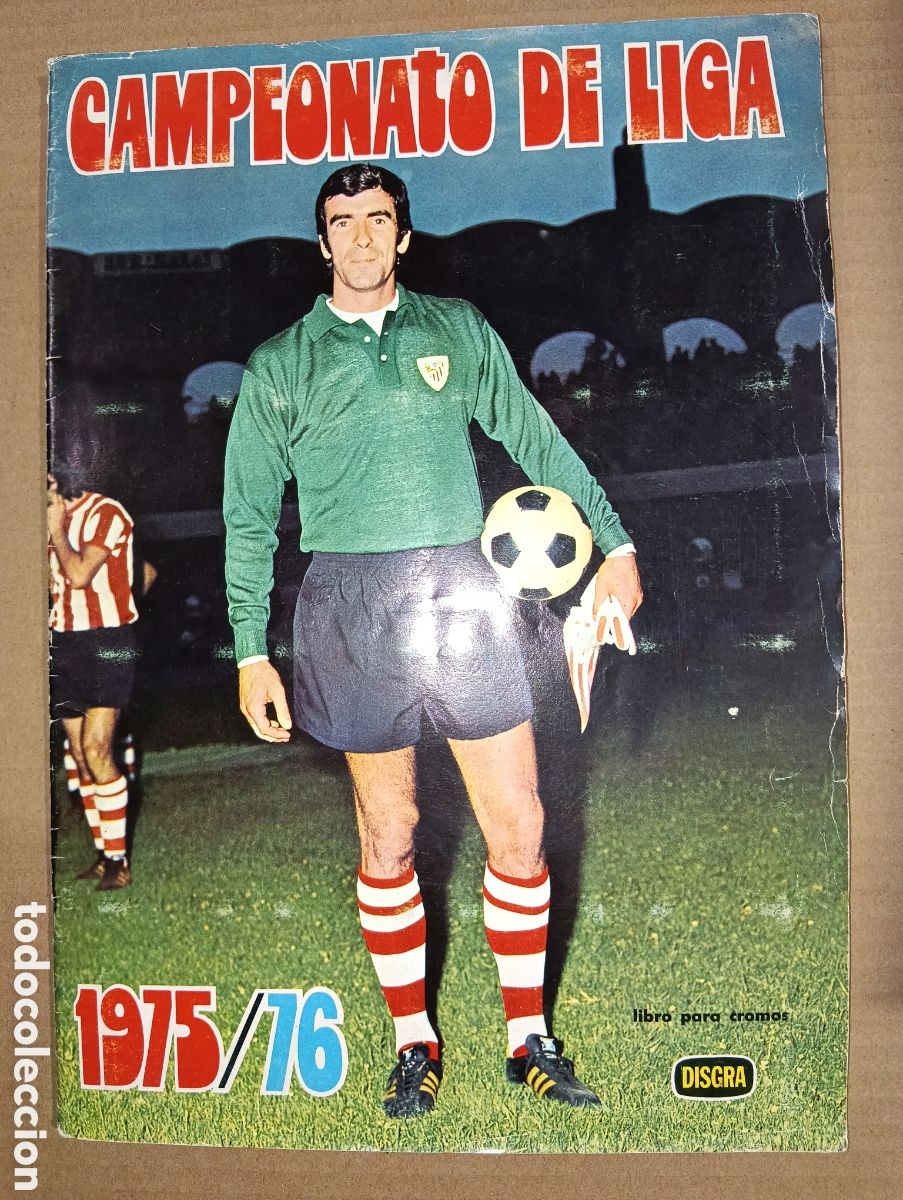 &Aacute;lbum de f&uacute;tbol completo: &Aacute;LBUM 1975 76 COMPLETO CON FICHAJES DISGRA