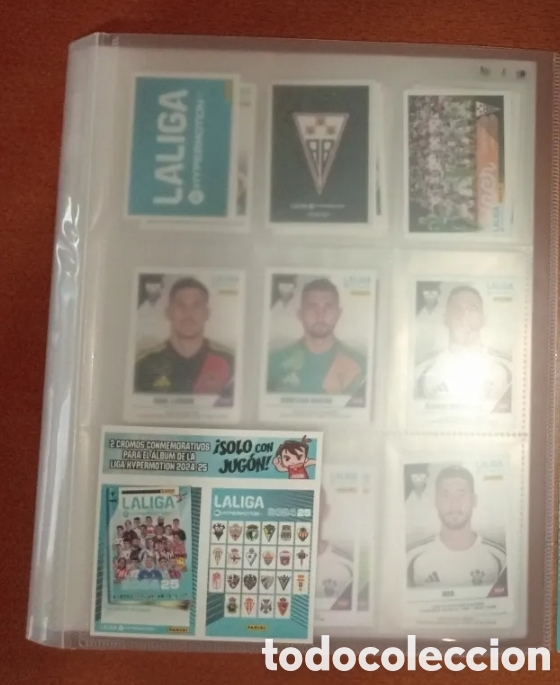 &Aacute;lbum de f&uacute;tbol completo: COLECCION COMPLETA PANINI LA LIGA HYPERMOTION 2024 2025, SIN PEGAR EN ARCHIVADOR + EXTRAS