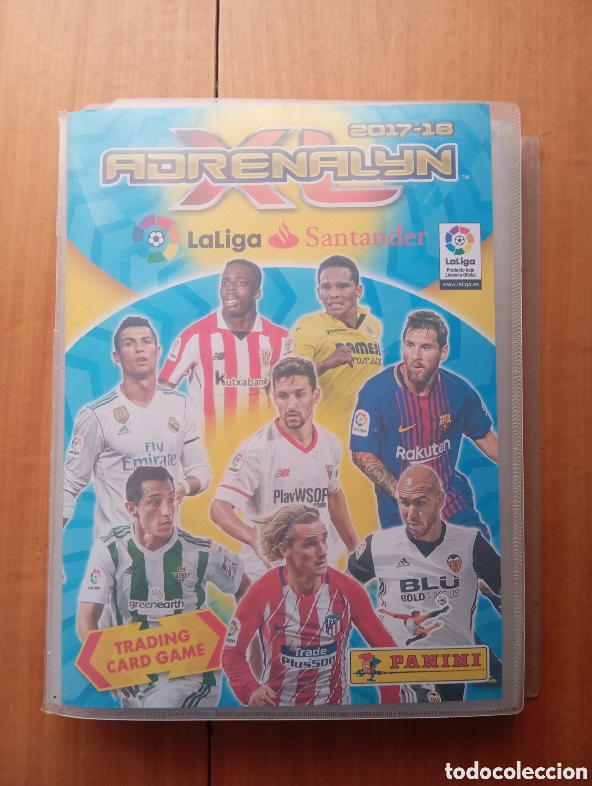 &Aacute;lbum de f&uacute;tbol completo: Adrenalyn 2017-18 Panini Completo