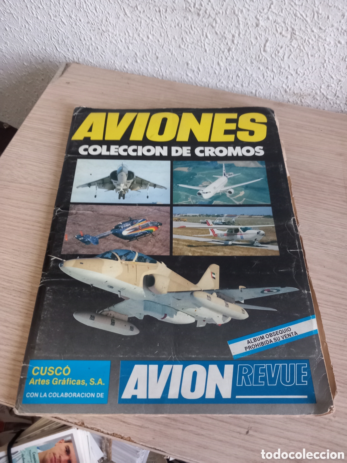 &Aacute;lbum de f&uacute;tbol completo: ALBUM DE AVIONES A FALTA DE 1 CROMO,,VER FOTOS