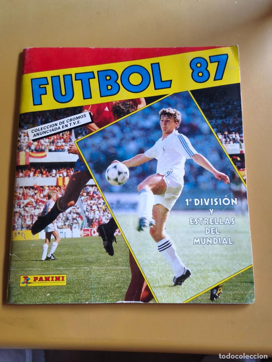 &Aacute;lbum de f&uacute;tbol completo: futbol 87 y estrellas del mundial, maradona