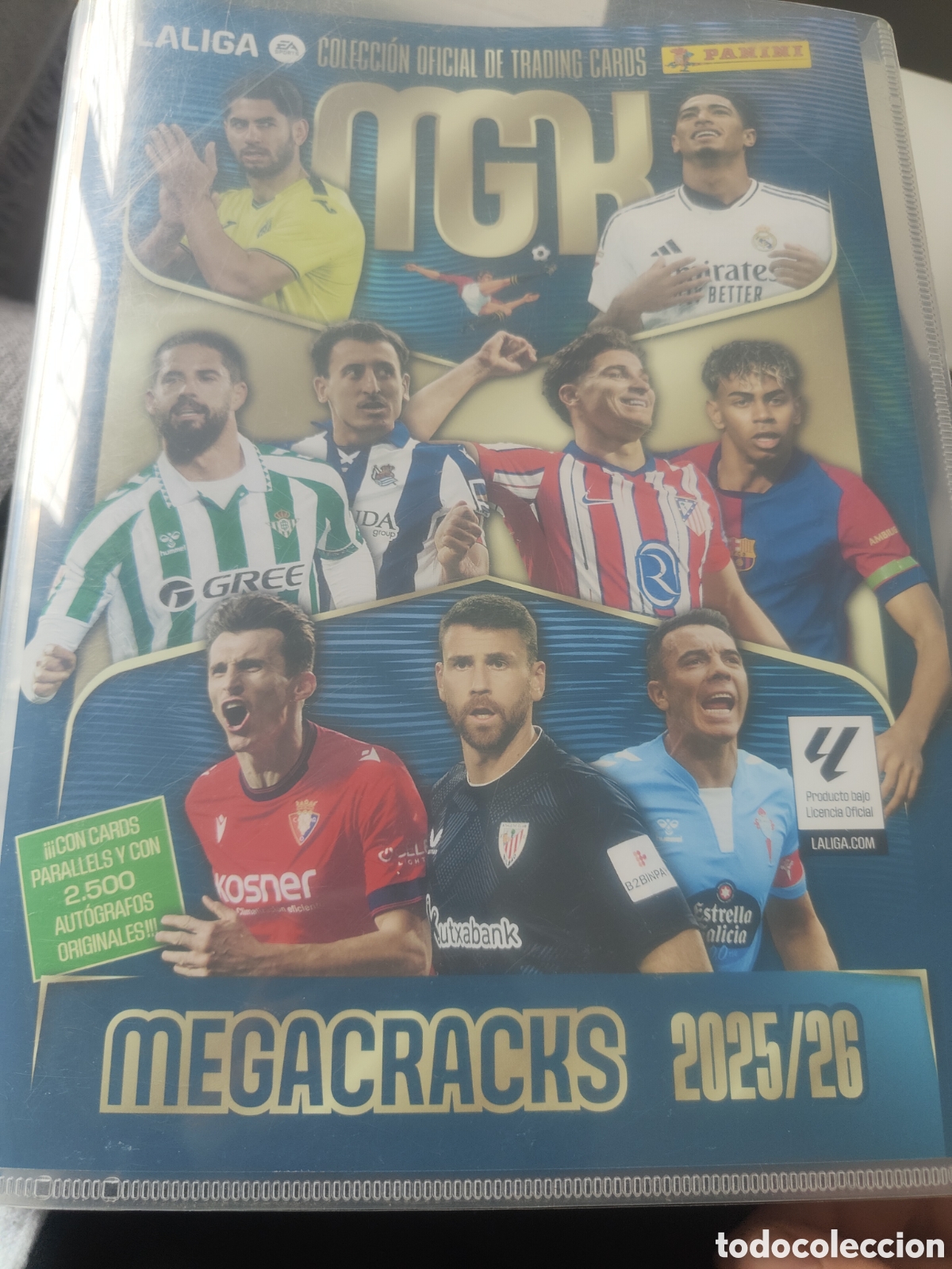 &Aacute;lbum de f&uacute;tbol completo: &Aacute;lbum mega cracks 2025/2026
