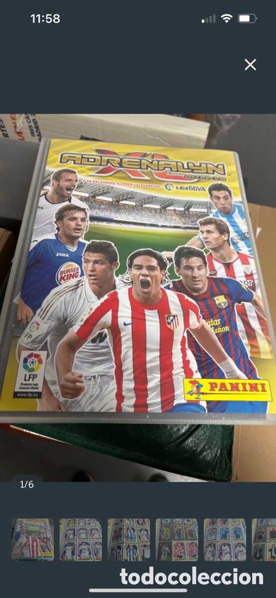 &Aacute;lbum de f&uacute;tbol completo: Adrenalyne Complet&oacute; 2011-12