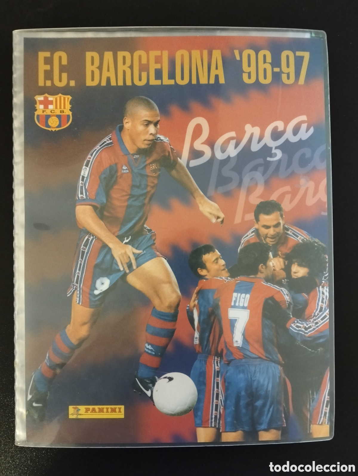 &Aacute;lbum de f&uacute;tbol completo: PANINI - ALBUM FC BARCELONA 1996 1997 BAR&Ccedil;A 96-97 COMPLETO CON VARIOS RONALDO ROOKIE