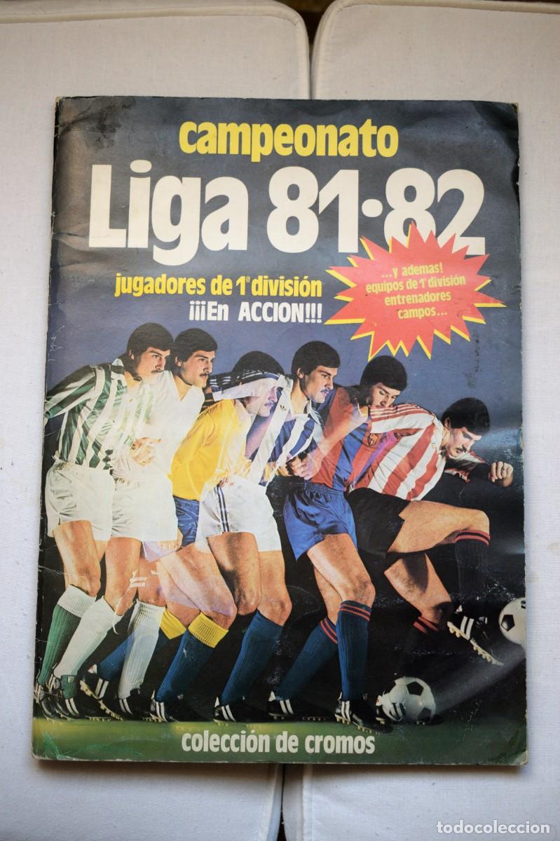 &Aacute;lbum de f&uacute;tbol completo: ALBUM LIGA 81-82 1981 1982 EDICIONES ESTE COMPLETO - 353 CR0MOS - CON 32 DOBLES - ESTADO BUENO