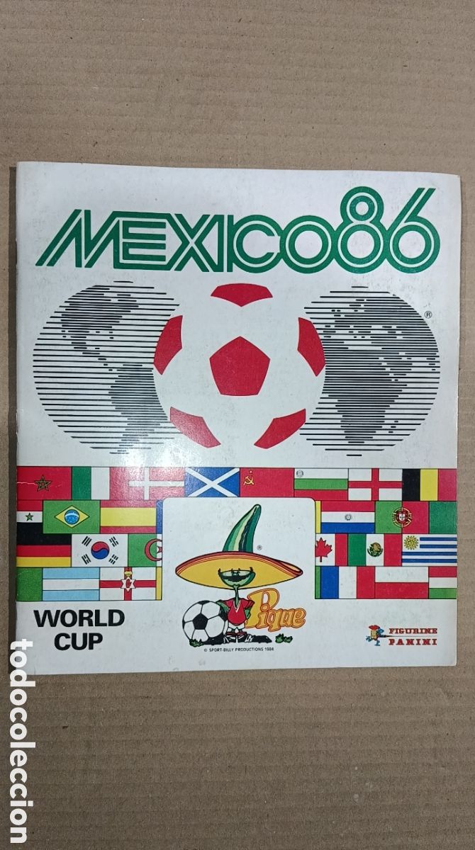 &Aacute;lbum de f&uacute;tbol completo: &Aacute;LBUM PANINI M&Eacute;XICO 86 MUY BUEN ESTADO