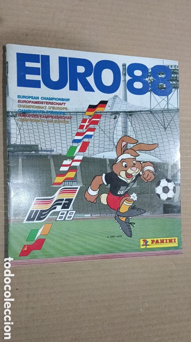 &Aacute;lbum de f&uacute;tbol completo: &Aacute;LBUM PANINI EURO 88 COMPLETO MUY BUEN ESTADO