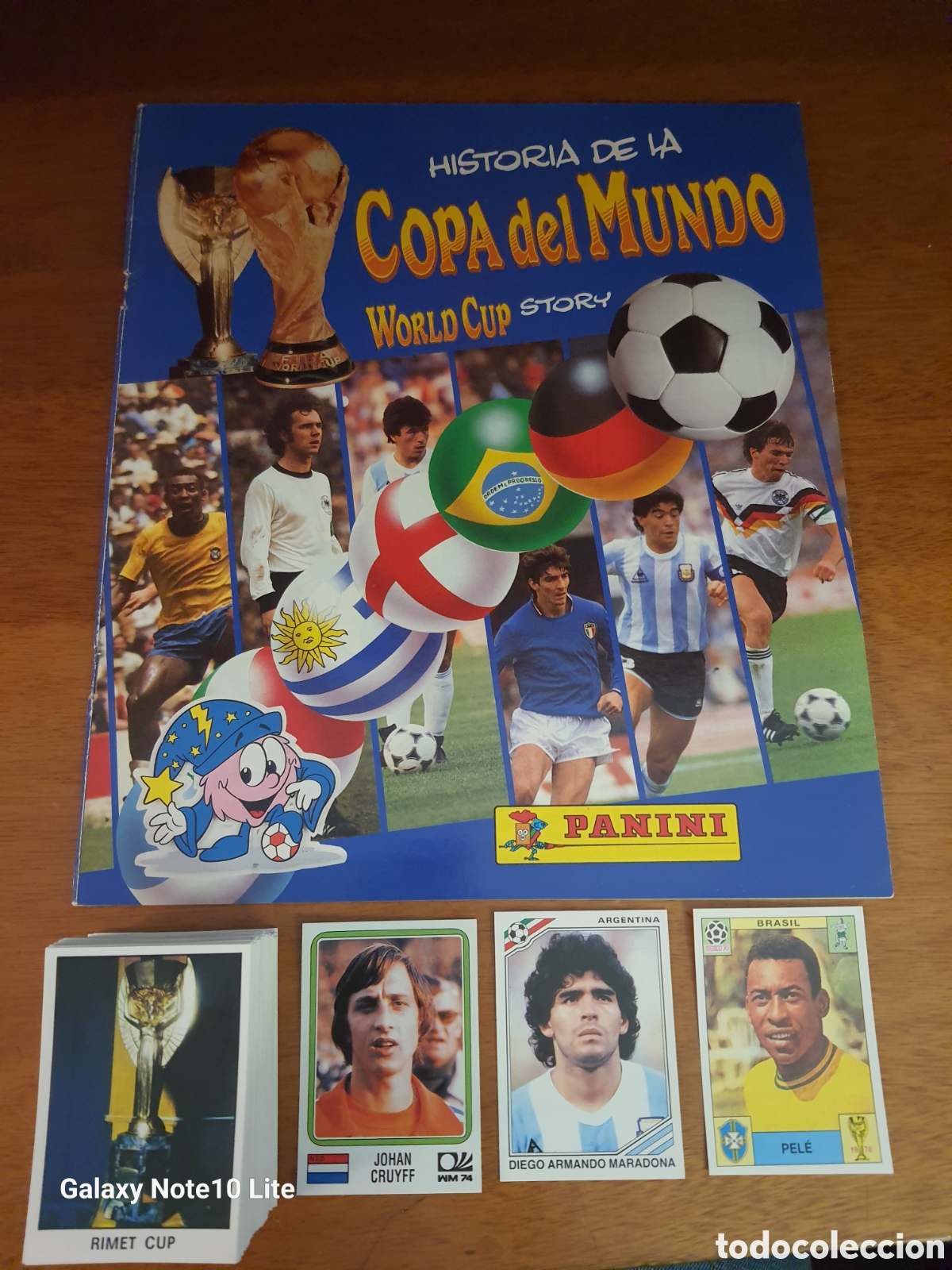 &Aacute;lbum de f&uacute;tbol completo: PANINI WORLD CUP STORY COMPLETA ALBUM PLANCHA Y 228 CROMOS NUEVOS SIN PEGAR