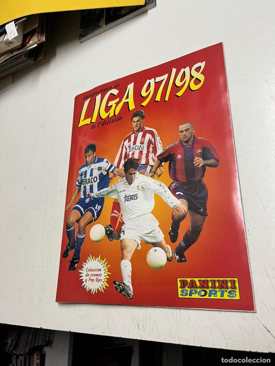 &Aacute;lbum de f&uacute;tbol completo: ALBUM CROMOS FUTBOL CAMPEONATO DE LIGA 97-98 PANINI COMPLETO