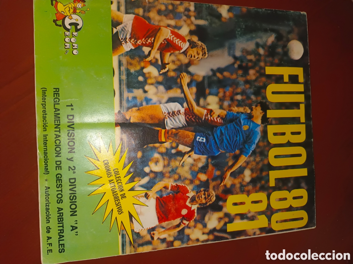 &Aacute;lbum de f&uacute;tbol completo: ALBUM FUTBOL 80-81 CROMO CROM. COMPLETO. MUY BUEN ESTADO. VER IM&Aacute;GENES
