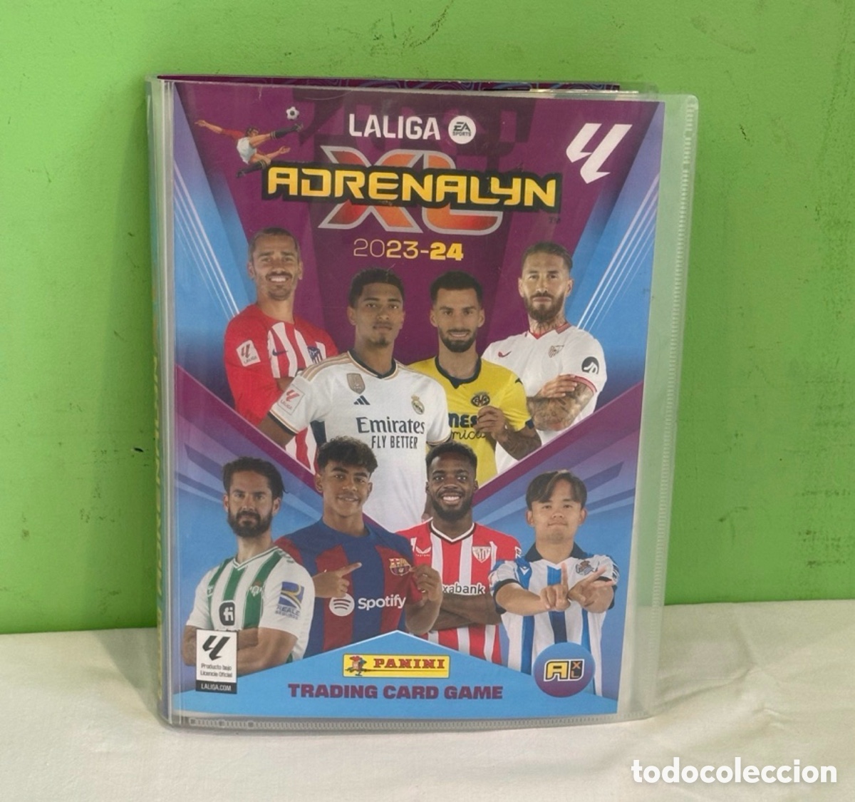 &Aacute;lbum de f&uacute;tbol completo: colecci&oacute;n de 370 cromos Panini LaLiga Adrenalyn