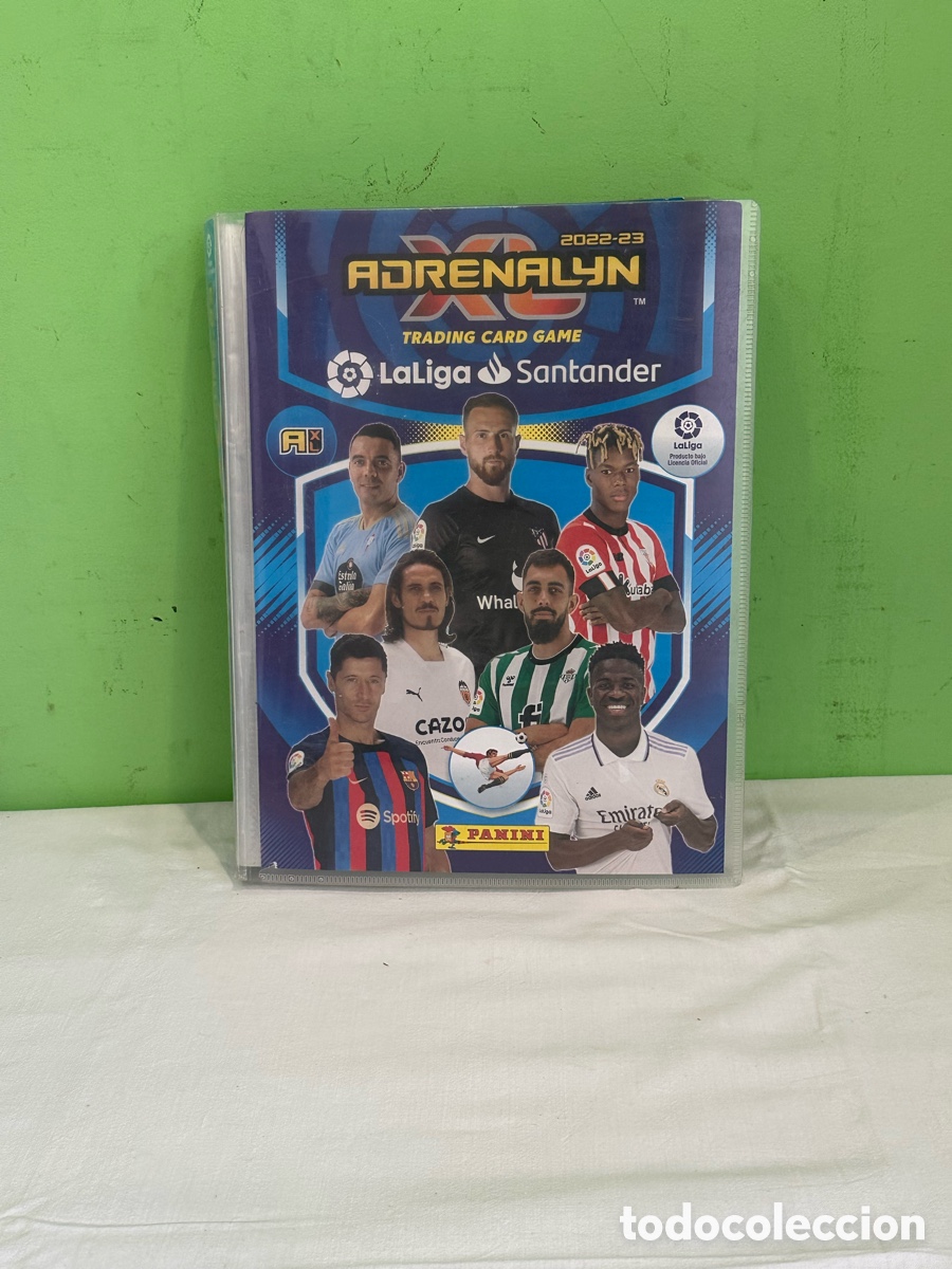 &Aacute;lbum de f&uacute;tbol completo: colecci&oacute;n de 285 cromos Panini LaLiga Adrenalyn XL 2022-2023