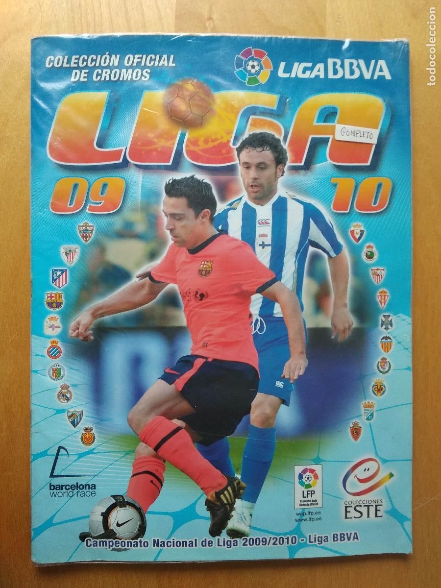 &Aacute;lbum de f&uacute;tbol completo: ALBUM COMPLETO EDICIONES ESTE LIGA 09 10 2009 2010 , VER FOTOS
