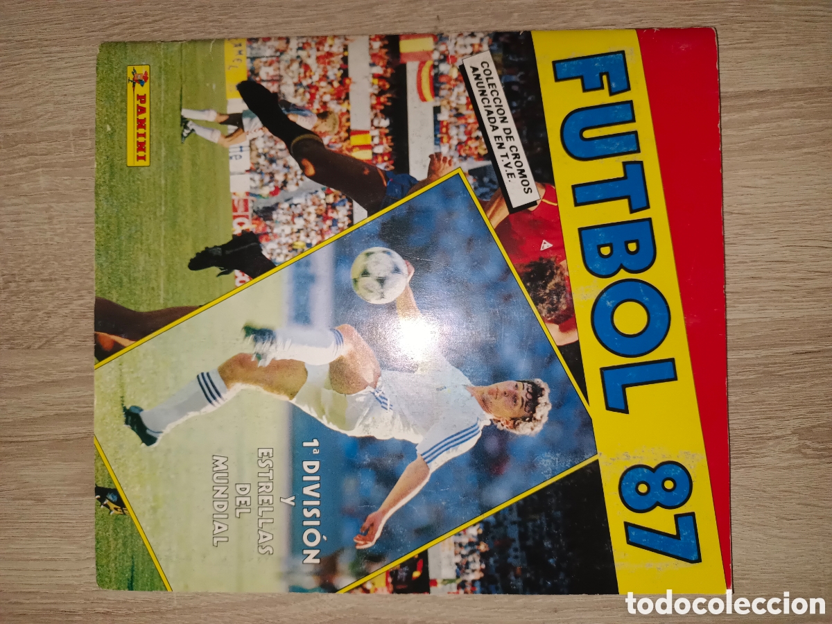 &Aacute;lbum de f&uacute;tbol completo: ALBUM PANINI FUTBOL 1987. COMPLETO. EXCELENTE ESTADO