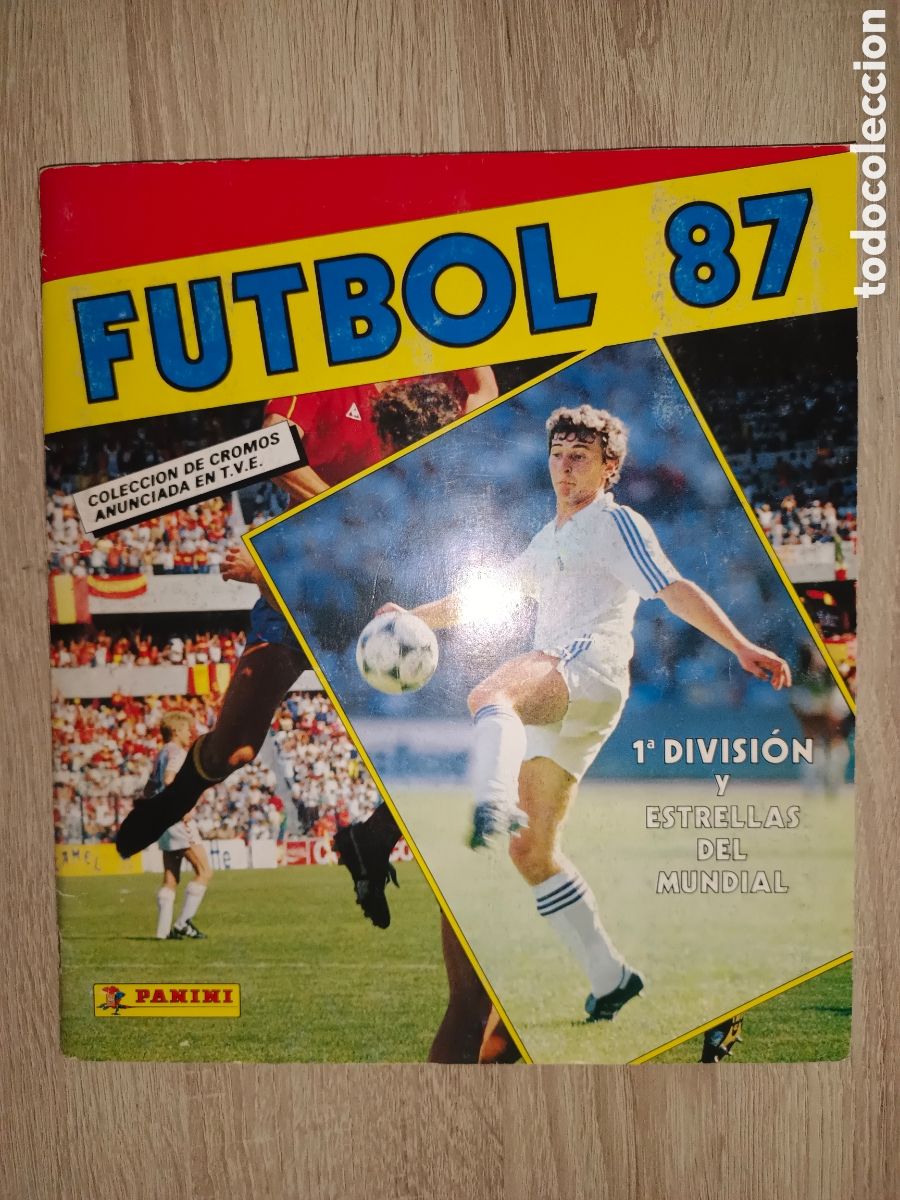 &Aacute;lbum de f&uacute;tbol completo: ALBUM PANINI FUTBOL 1987. COMPLETO. EXCELENTE ESTADO